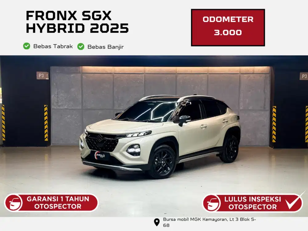 KM 3 ribu Suzuki Fronx SGX Hybrid 2025