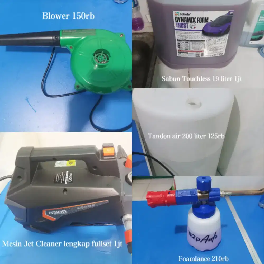 Perlengkapan Steam Motor Mesin Jet Cleaner dll