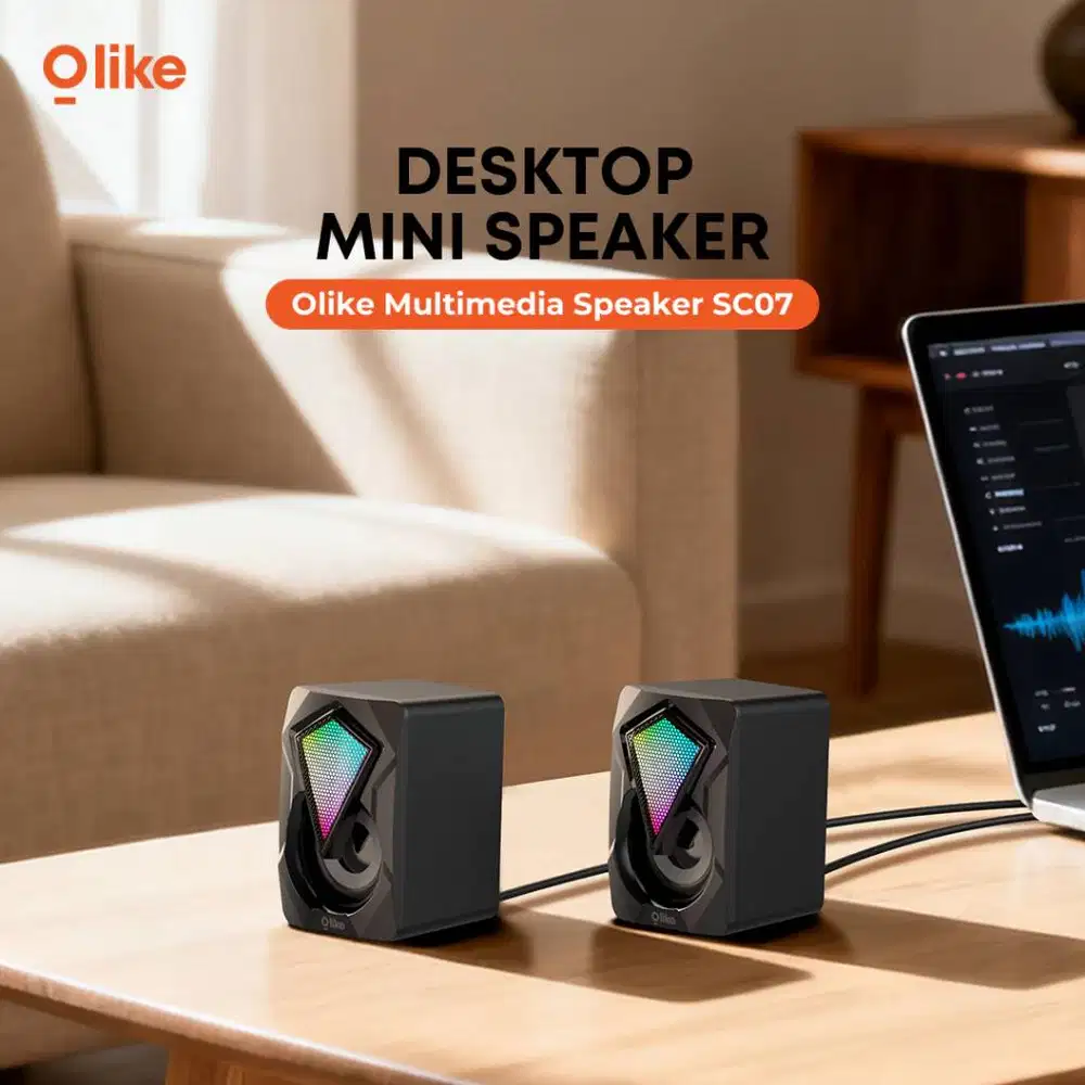 Speaker desktop olike subwoofer 6W RGB