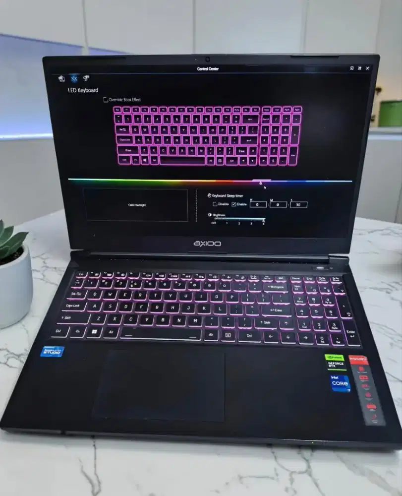 AXIOO PONGO 725-VLVE12 Gen 12 RTX  [RAM 16 GB/512GB DUAL VGA RTX 2050]