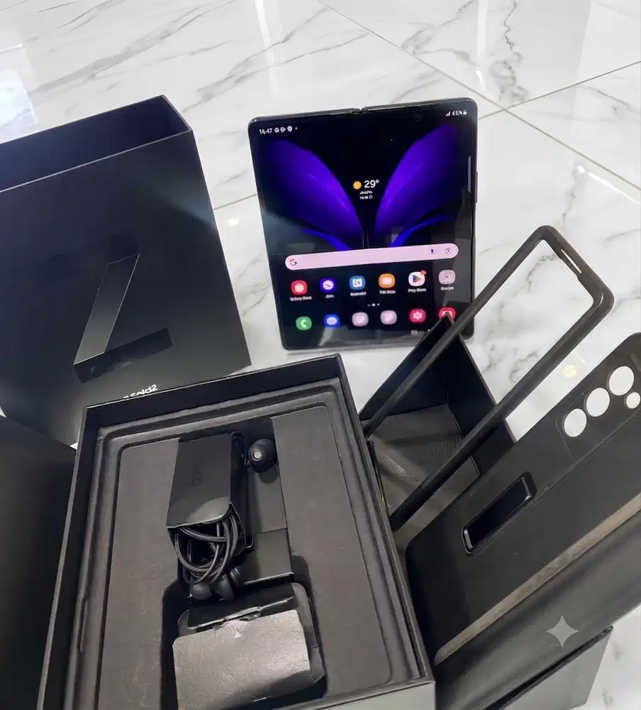 Samsung Galaxy Z Fold 2 Sein indonesia jual apa ada nya bu