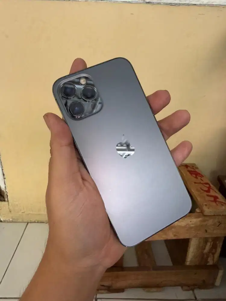 Iphone 12 promax Grey 256 Minus tipis Fullset