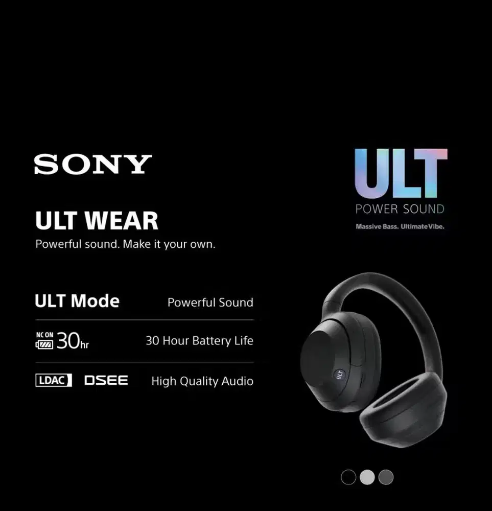 Headphones Sony Ult Wear
