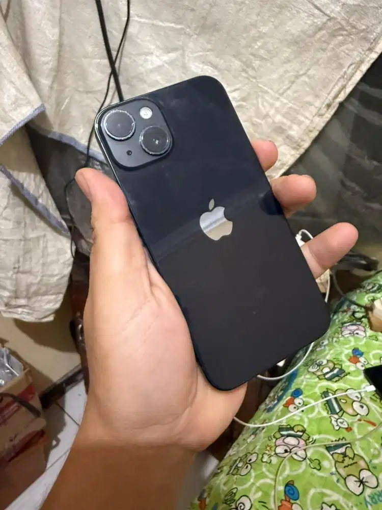 Iphone 14/256 hitam Minus tipis fullset