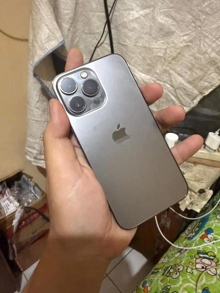 Iphone 13 pro 128 Grey Minus tipis Fullset