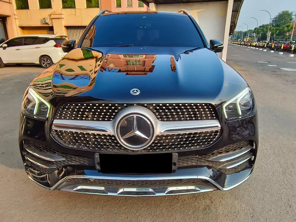 Low Km Mercedes Benz GLE450 GLE 450 AMG 4MATIC 2020 Hitam 7 seater