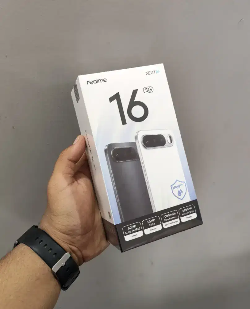 REALME 16 5G 8/256 NEW SEGEL BERGARANSI RESMI PROMOO