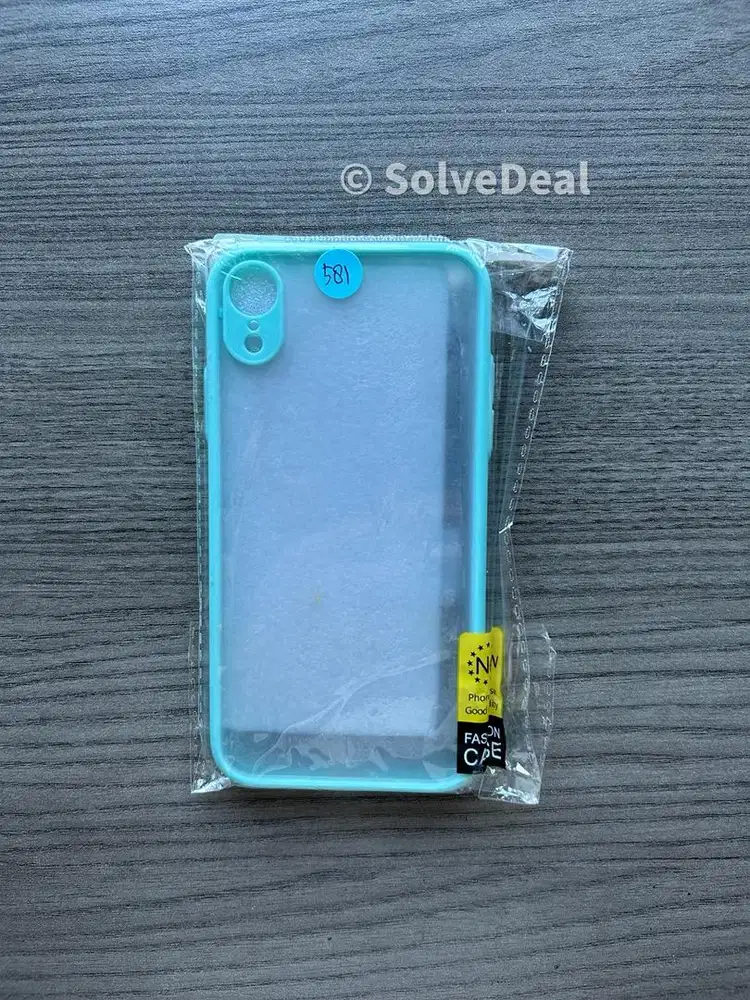 Case Iphone XR Light Blue Soft Case Cover HP