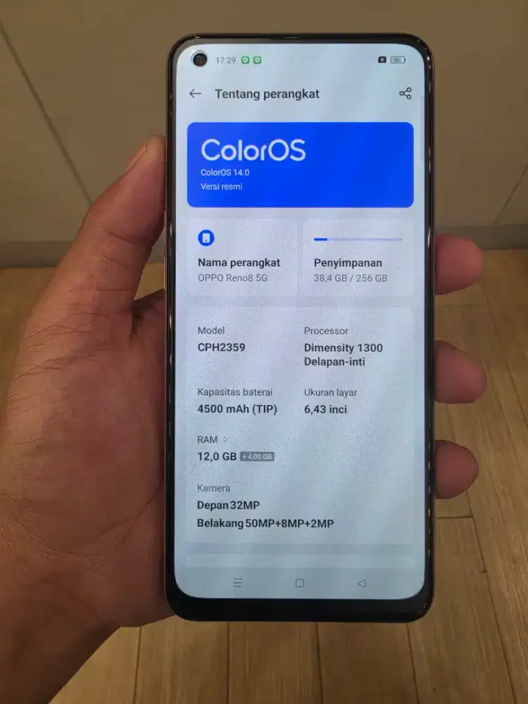 Oppo reno8 5G 12/256gb