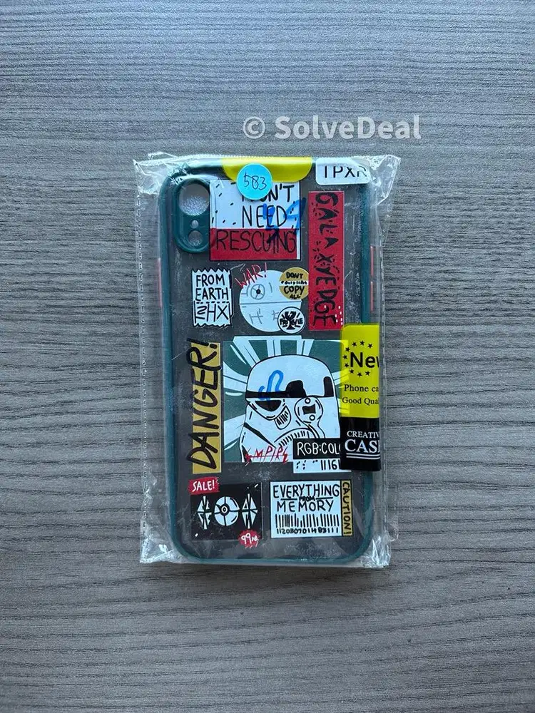 Case Iphone XR Star Wars Green Navy Soft Case Cover HP