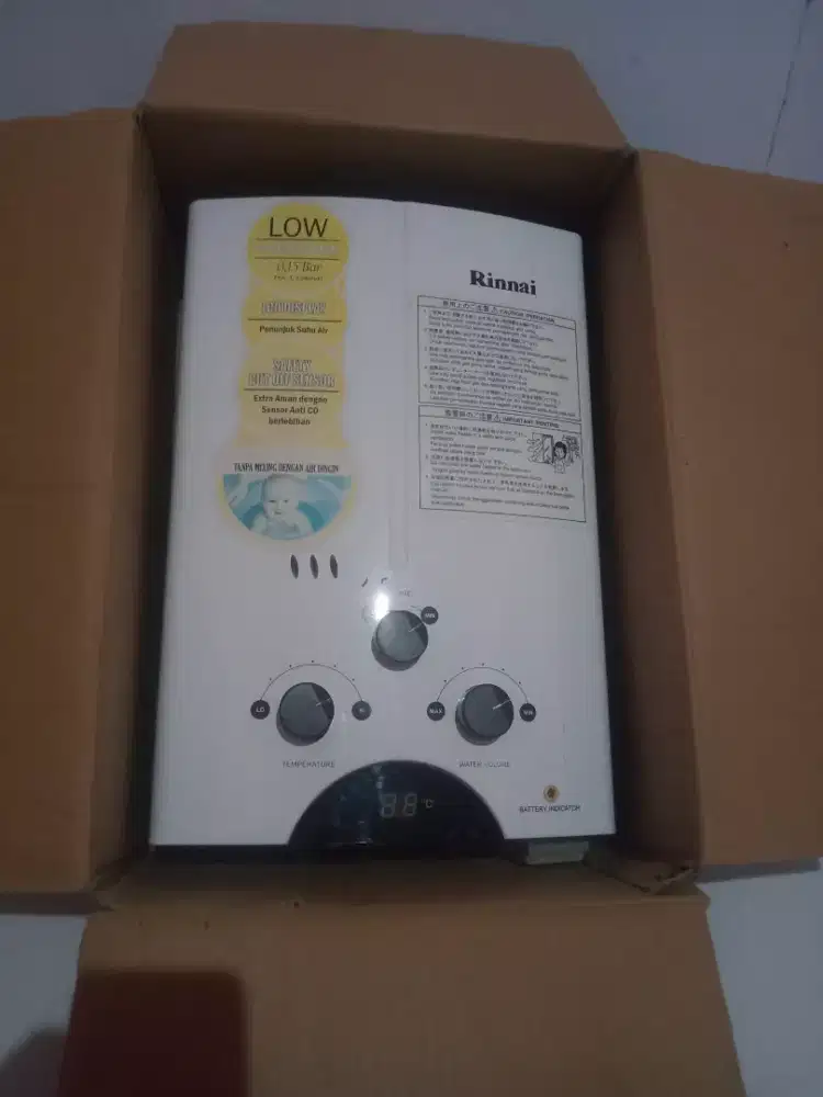 Water heater rinai dan wasser  borongan