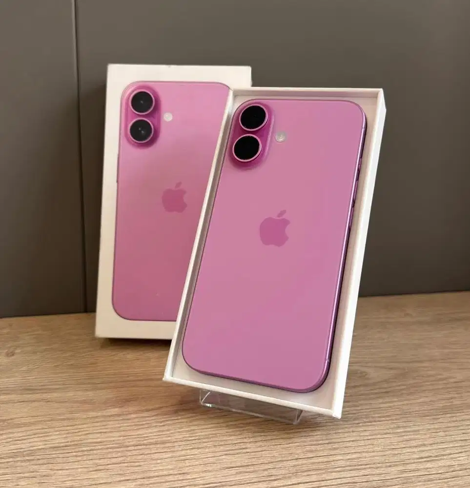 Iphone 16 128 pink (baru)(msi) garansi resmi ibox