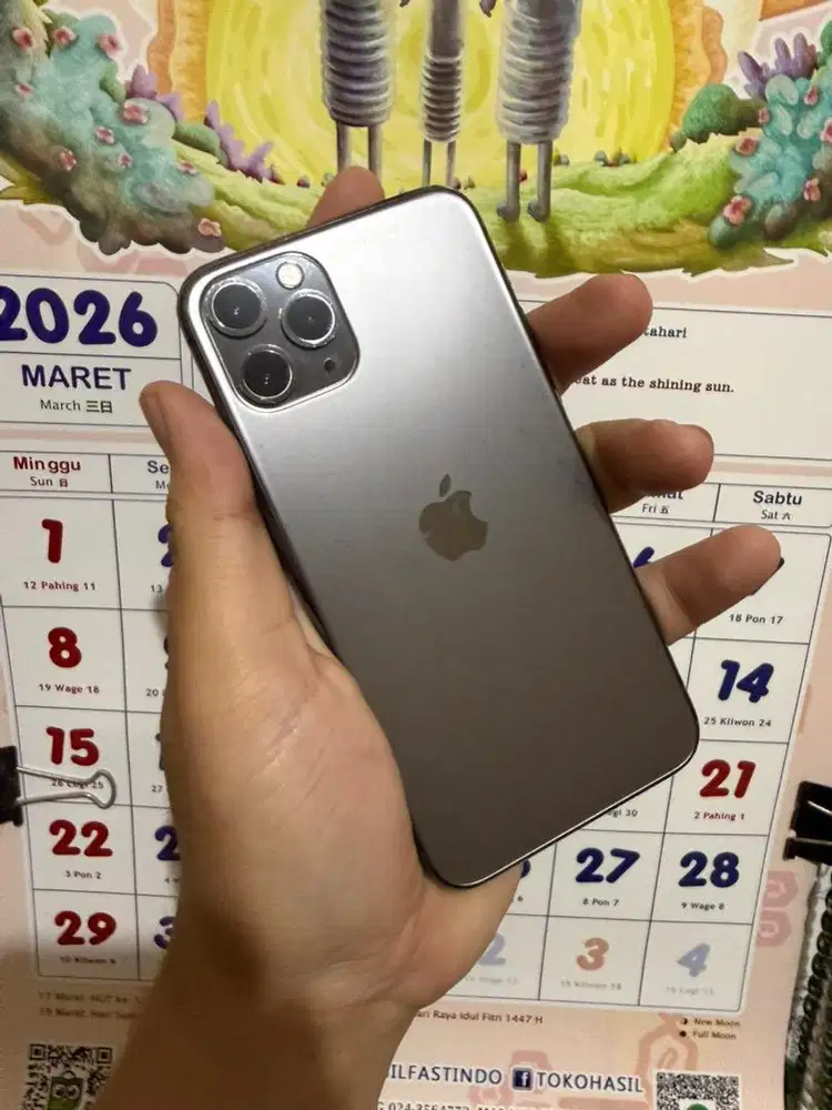 Iphone 11 pro 64 Greey Minus tipis Fullset