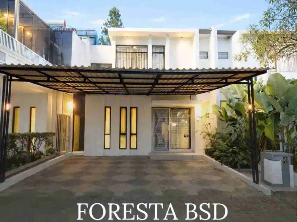 Rumah 2 Lantai di Foresta BSD City, SHM, Hadap Selatan