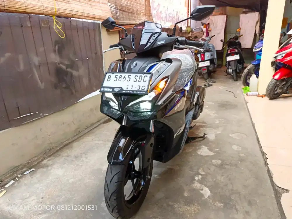 KM 4RB YAMAHA AEROX ALPHA 2025 BLN 11 BS TT 2024 DI CILEDUG HARGA PAS