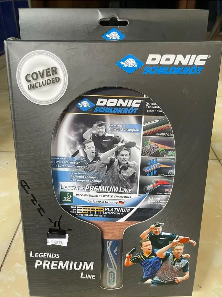 Ori Bet Tenis Meja Schildkrot Legends Premium Pingpong+Cover Bet