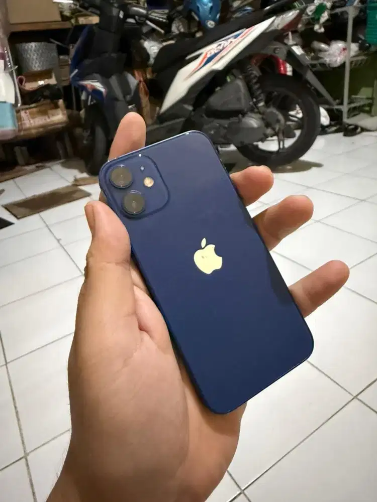 Iphone 12 mini 64 Biru No minus