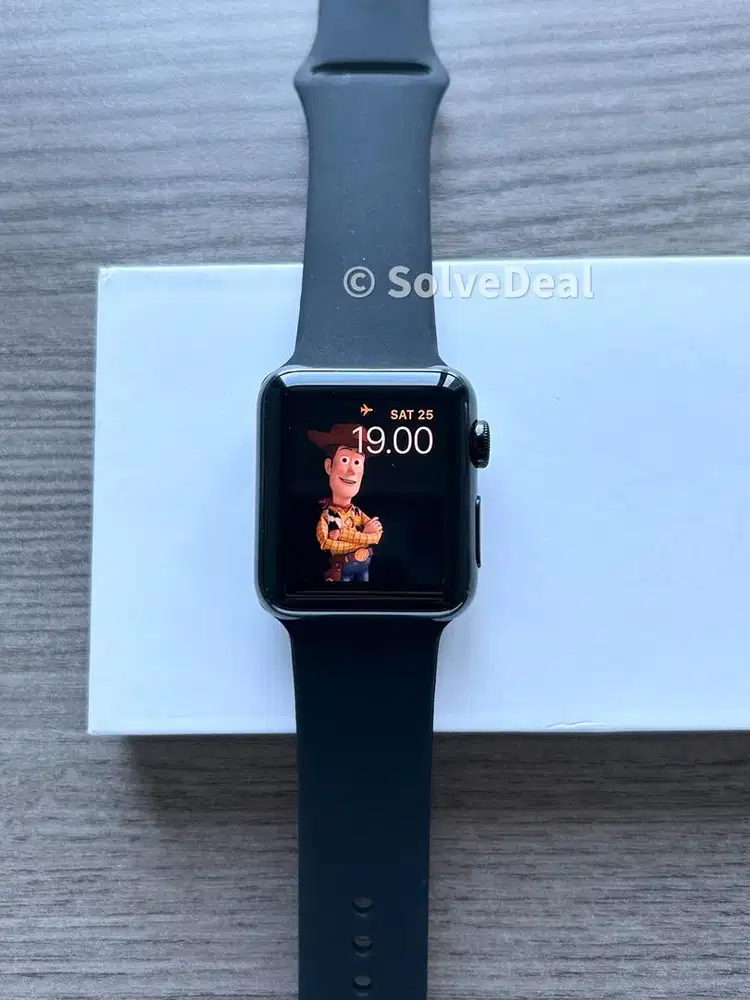 Apple Watch Series 38mm Stainless Steel Black Mulus Smartwatch