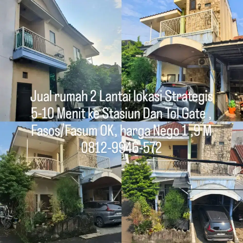 Di Jual Rumah 2 Lantai di dalam Perumahan