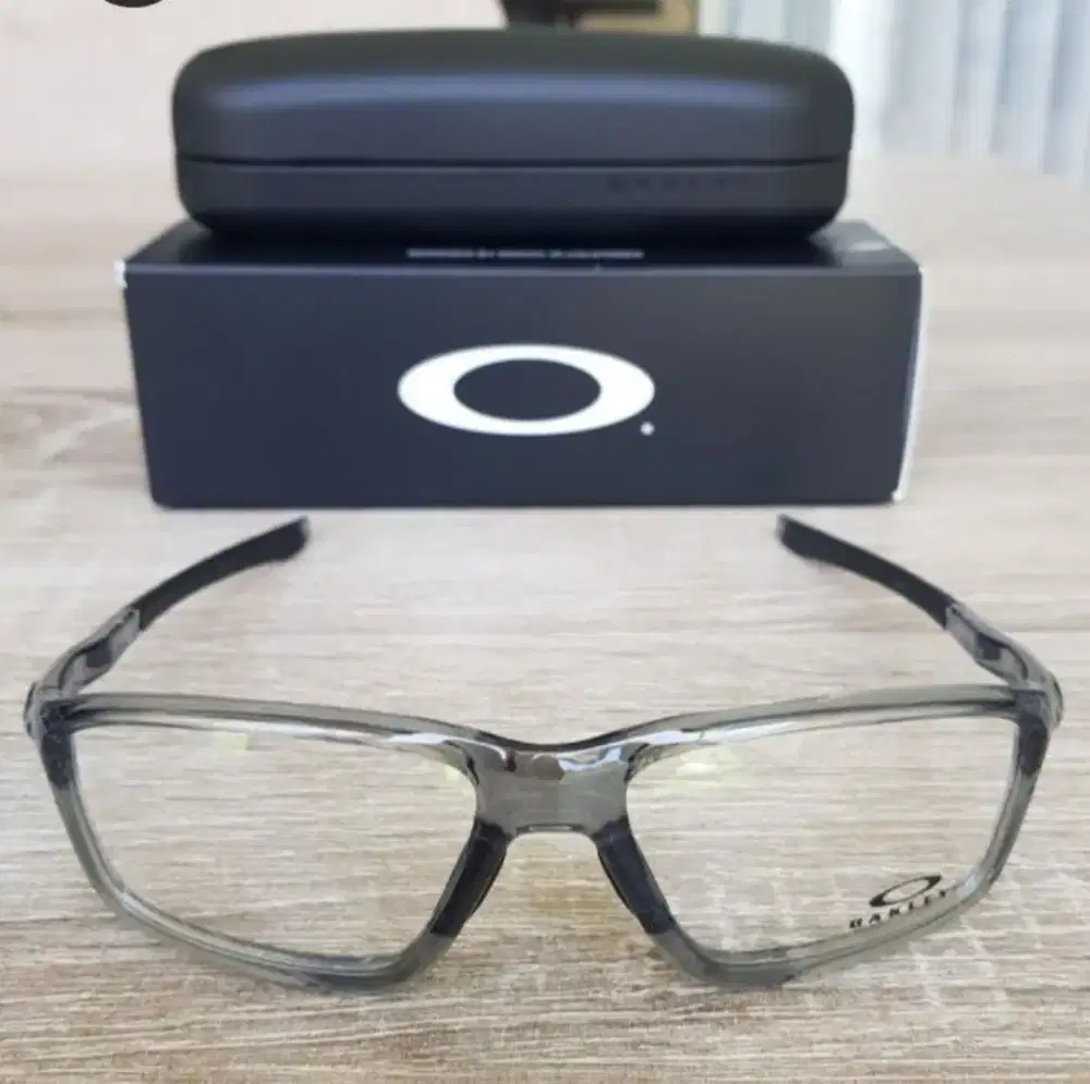 oakley kacamata frame tipe crosslink zero grey shadow / enigma