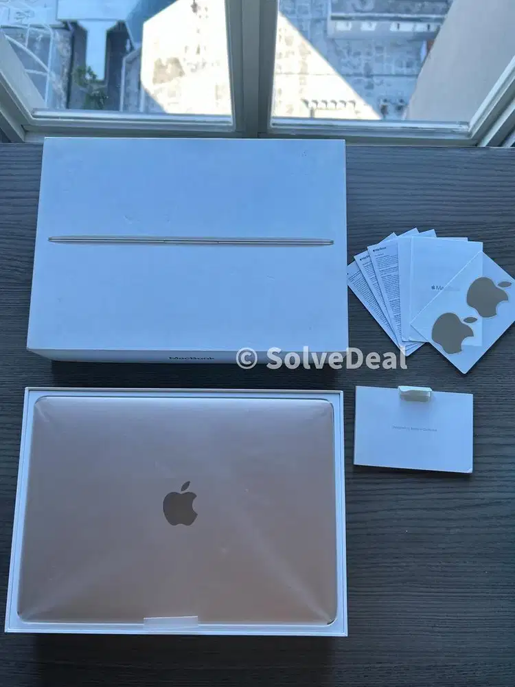 Apple Macbook Retina 12 Inch 2017 SSD 512GB Gold Ibox
