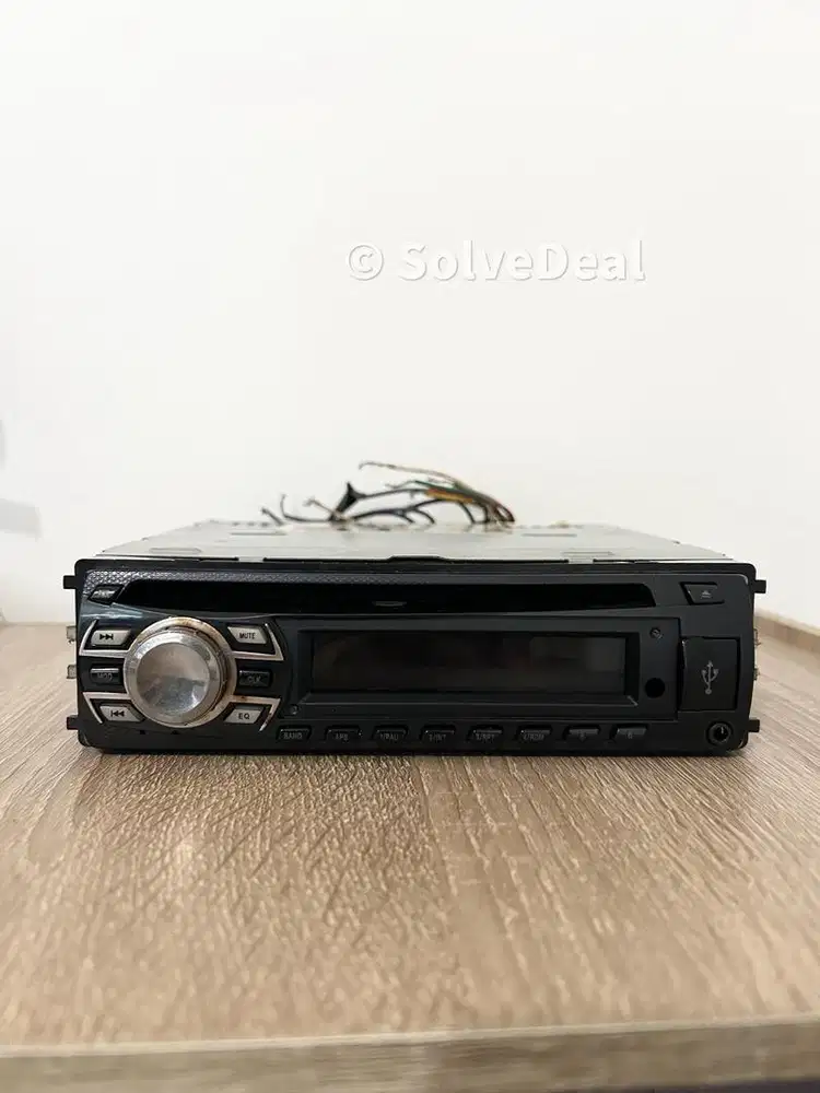Head Unit Coustic Audio USB Single Din Tape Mobil
