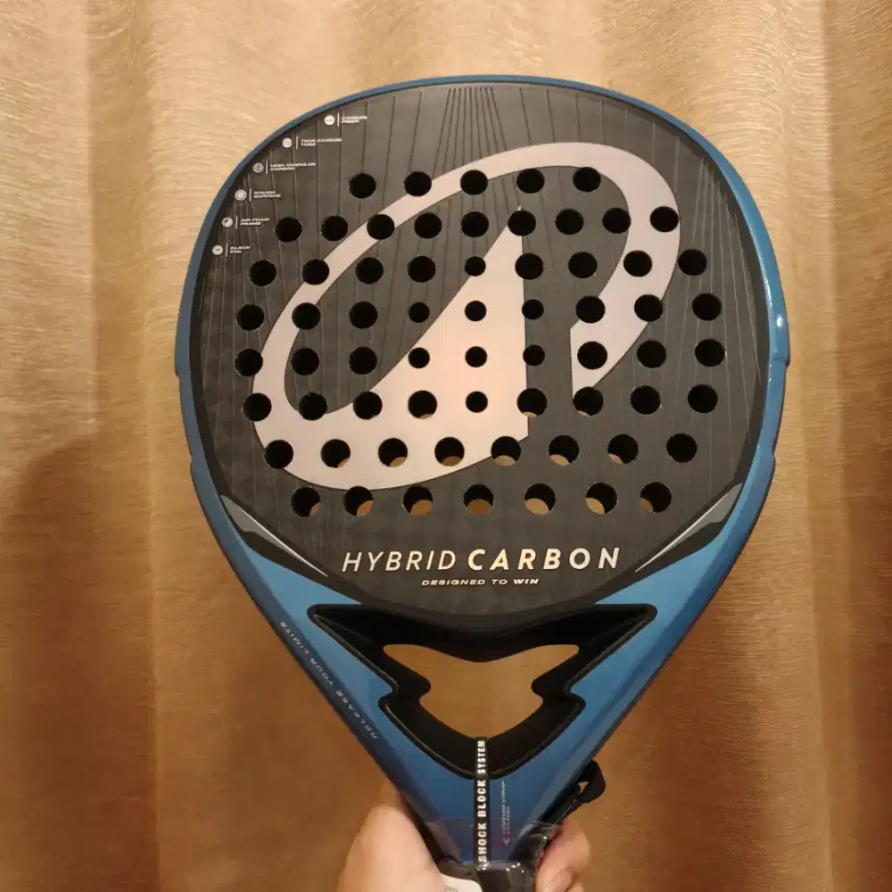 Kuikma Hybrid Carbon Raket Padel New Segel Belum Pernah Dipakai