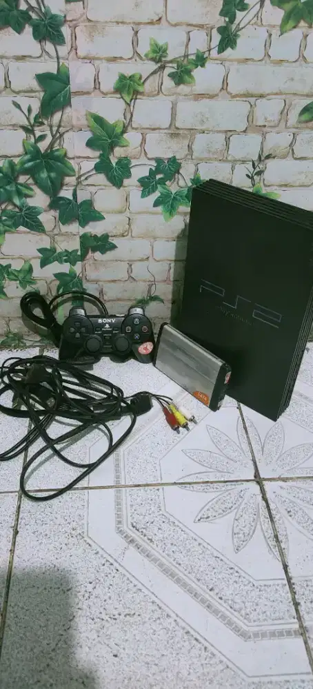 PS 2 fat hardisk 160 GB kondisi normal nominus