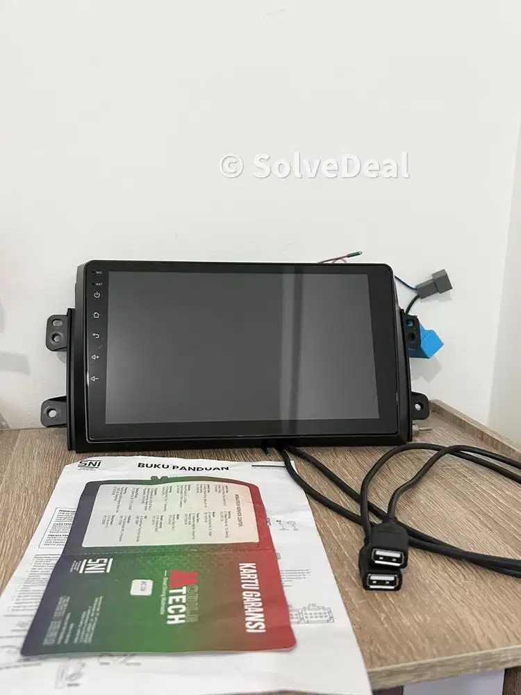Head Unit Android Mobile Tech MM8803 Touchscreen Double Din Tape Mobil