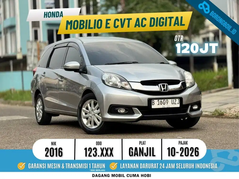 Kaki kaki nyaman Mobilio E Cvt 2016 ac digital
