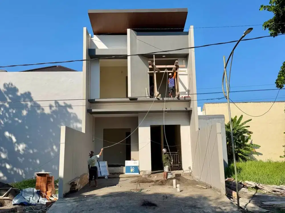Rumah baru modern 2 lantai di Manyar Jaya