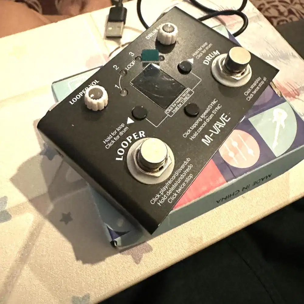 looper efek gitar m-vave original second like new