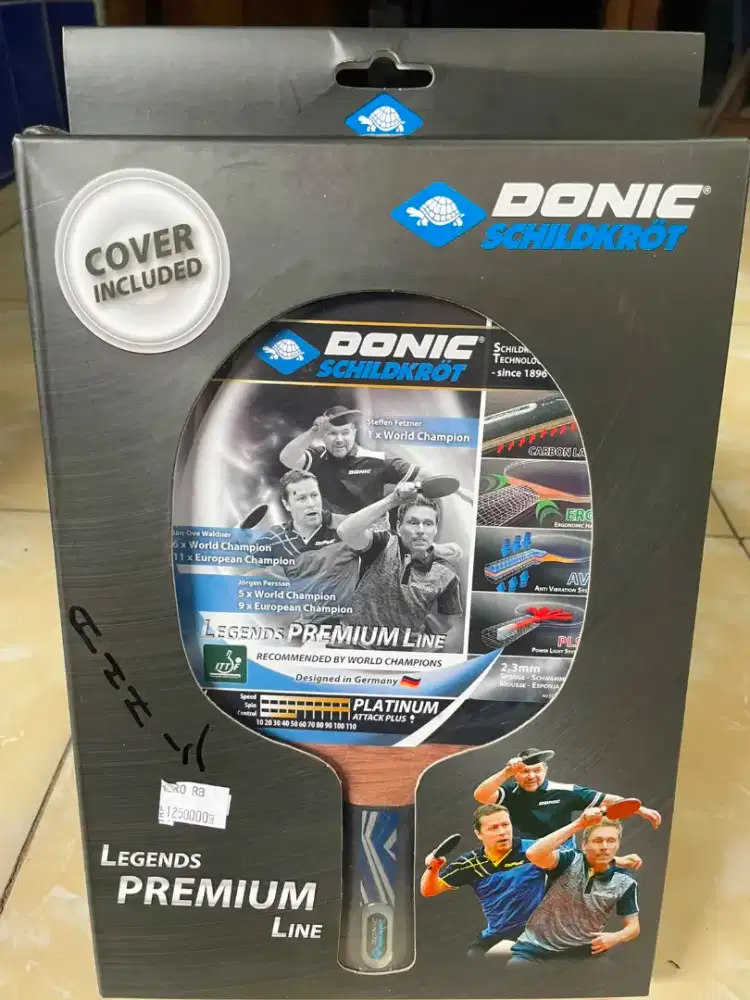 Baru Bat tenis meja Schildkrot Legends Premium Platinum Original