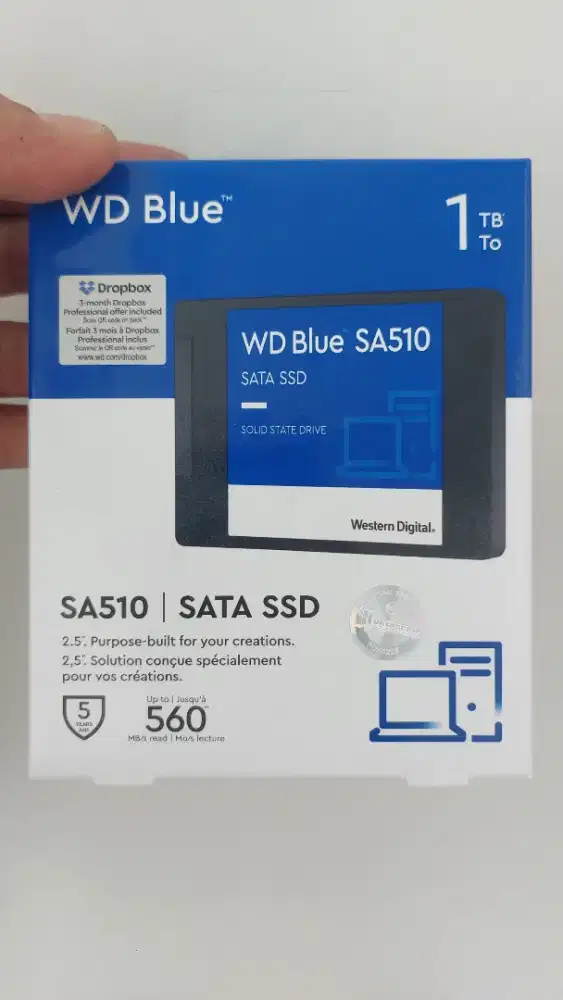 SSD WD Blue SATA 1TB (New)