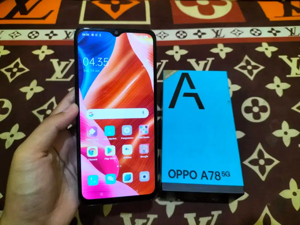 OPPO A78 Ram 8GB / 256GB 5G LTE Duos 6.56in Fingerprint Face iD, BU