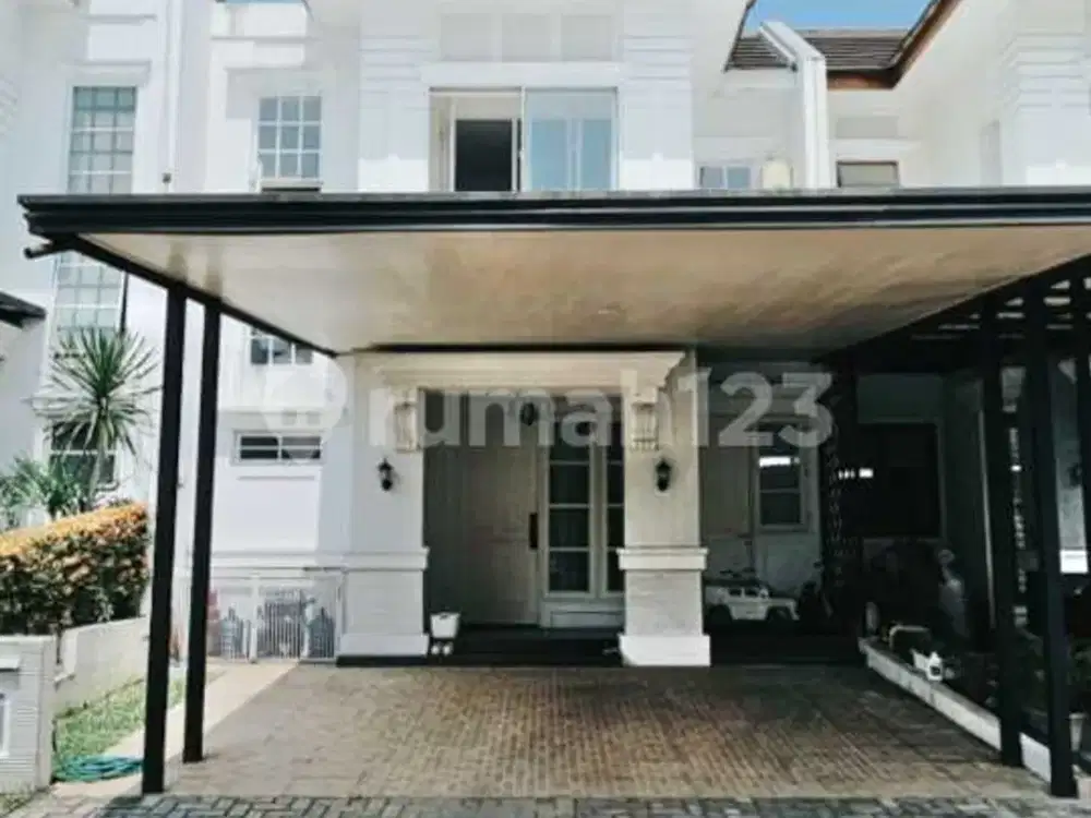 Rumah 2,5 Lt Cantik Semi Furnished Dalam Cluster One Gate Di Bsd
