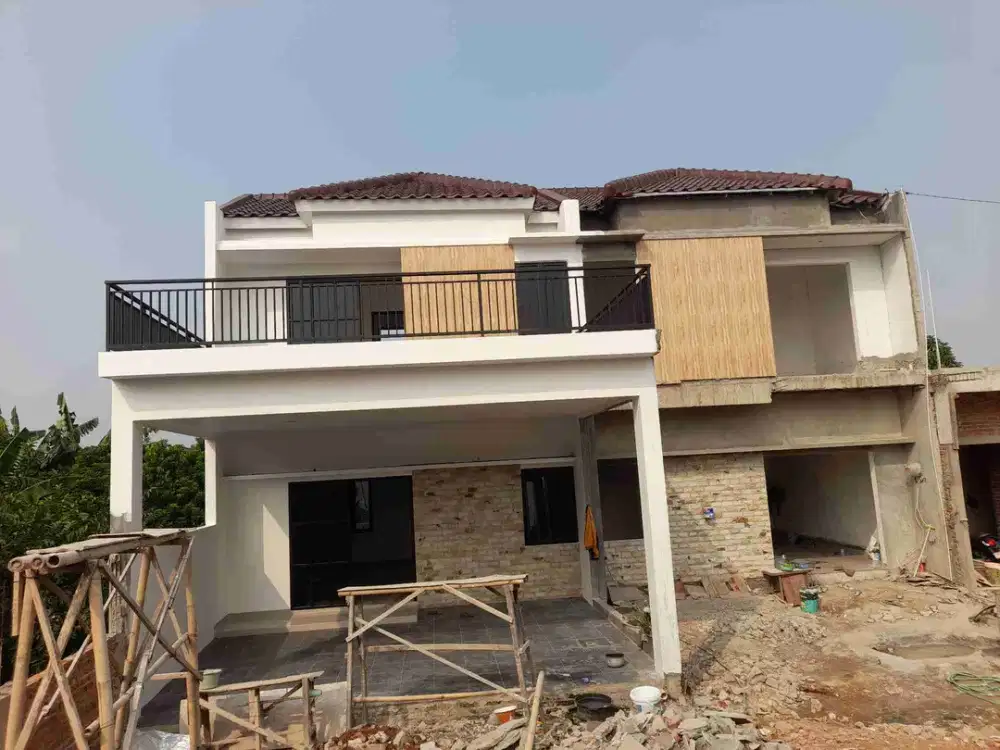Rumah 2lantai cakep super strategis selangkah ke stasiun LRT Jatibening