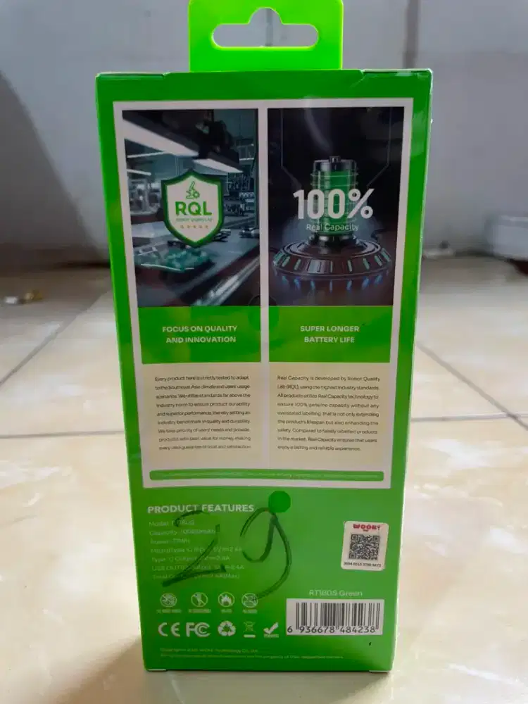 New Power bank robot 1000 mah.
