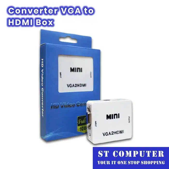 Converter VGA to HDMI Box