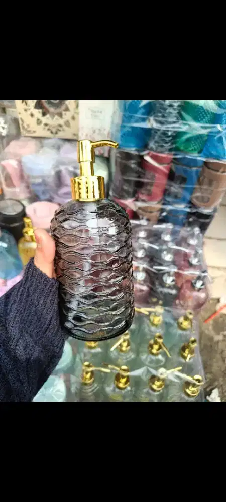BOTOL PUMP KACA 400ML