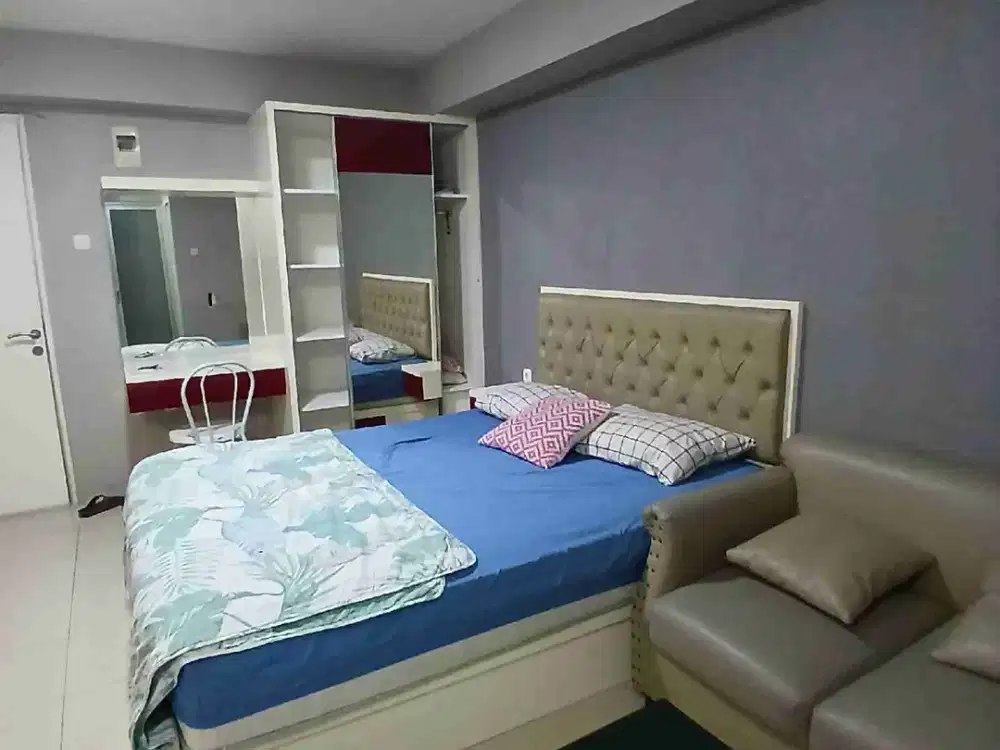 di sewakan type studio fullfurnish bassura city apartemen jakarta timur