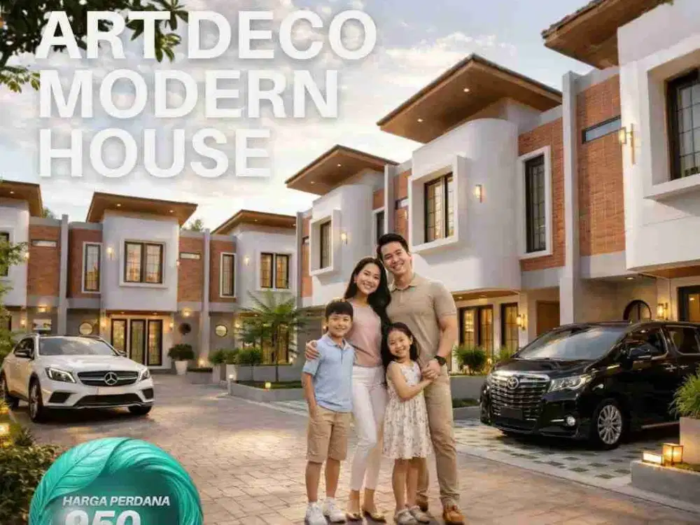 rumah estetik semi villa murah DP 10 % strategis di Cihanjuang Cimahi
