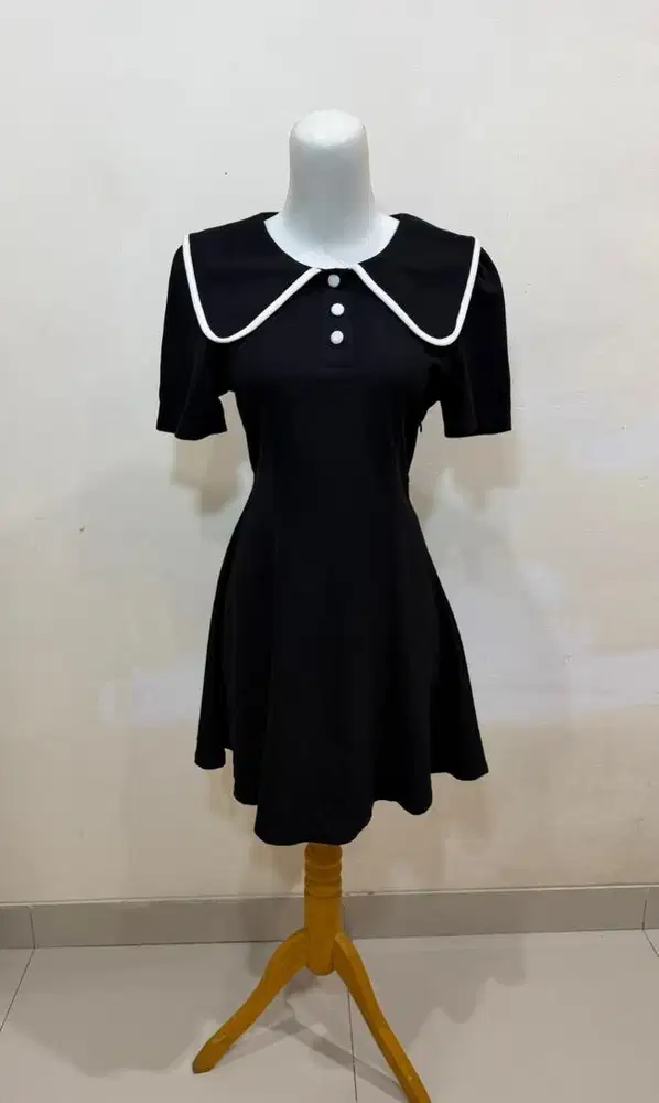 Dress Marveile Fashion Korea Black