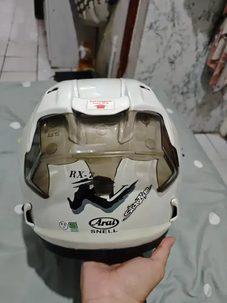 Helm arai fullface copy + spoiler