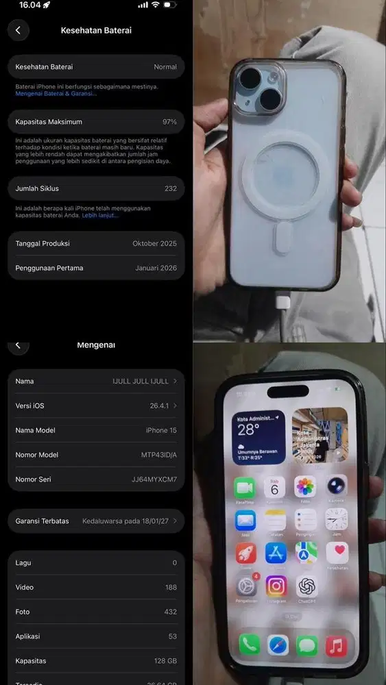 Iphone 15 Basic 128