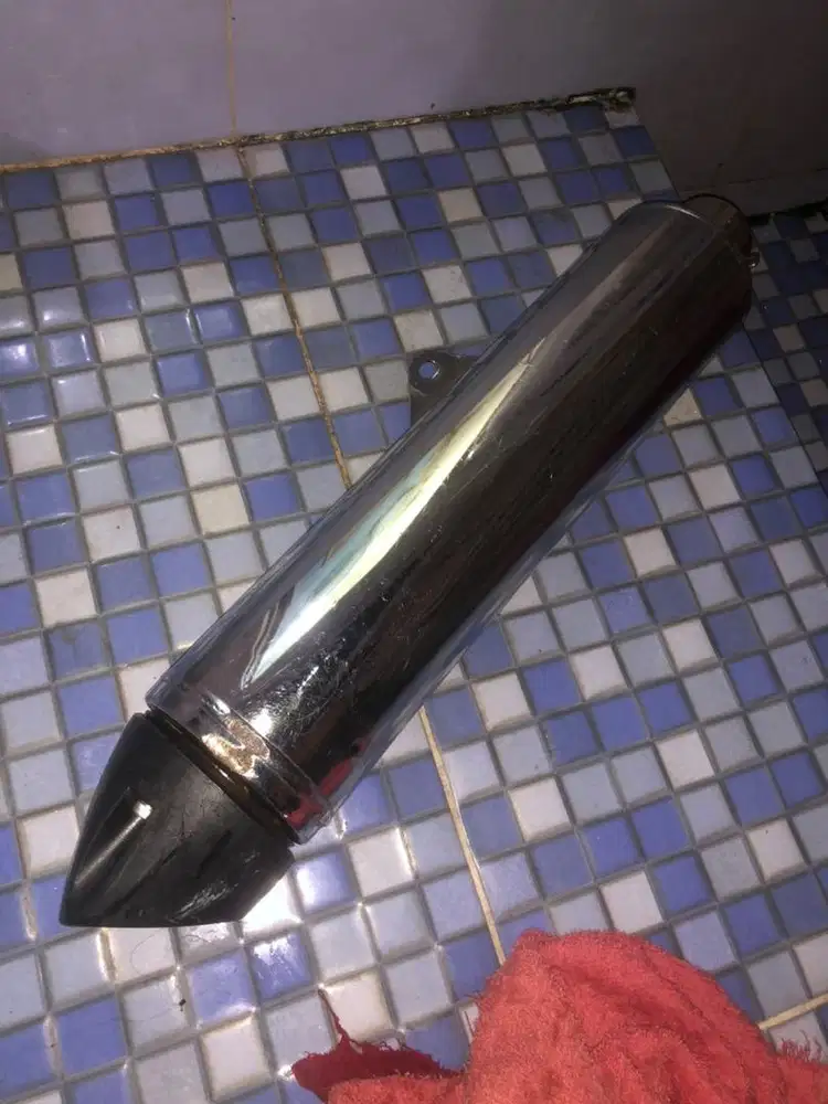 Knalpot Silincer Satria FU Original Copotan dengan Adapter