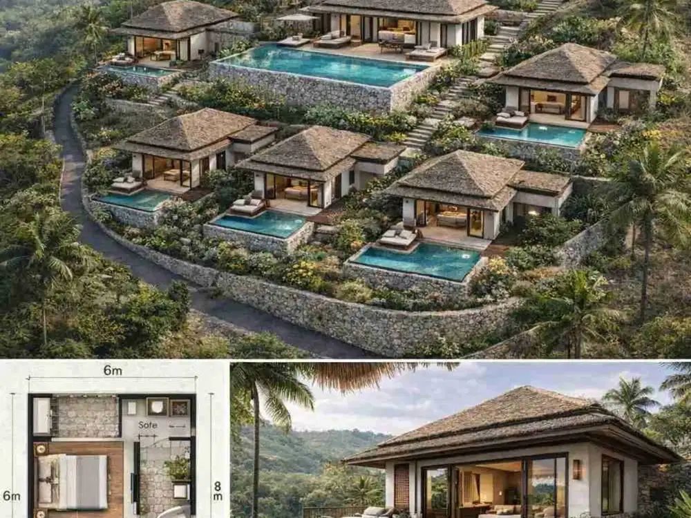 Tanah dijual di Lombok Tengah (Stunning Terraced Hills)