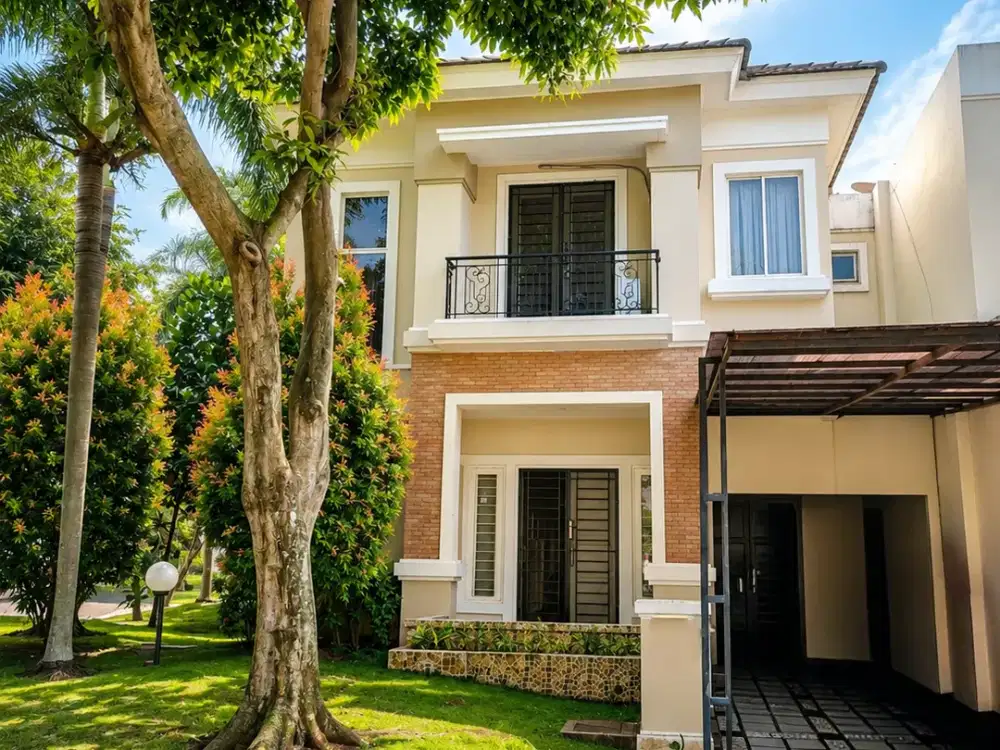Rumah hook berikut tanah Fasum selangkah ke kolam renang di cluster Garnet PHG gading serpong