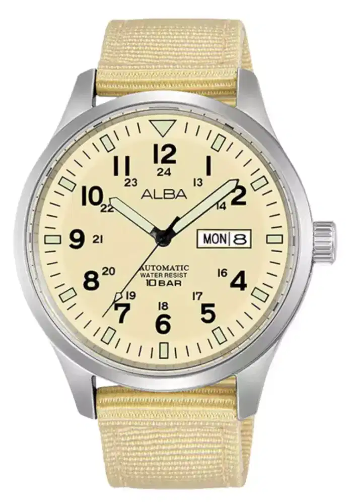 Jam Tangan ALBA Military Field Mechanical Automatic AL4221X1 New