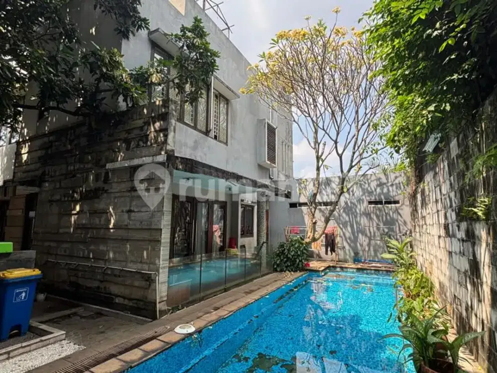 Jarang Ada! Family Compound Dgn 3 Rumah Individual, Taman Dan Kolam Renang Di Cilandak Jaksel Posisi Kuldesak